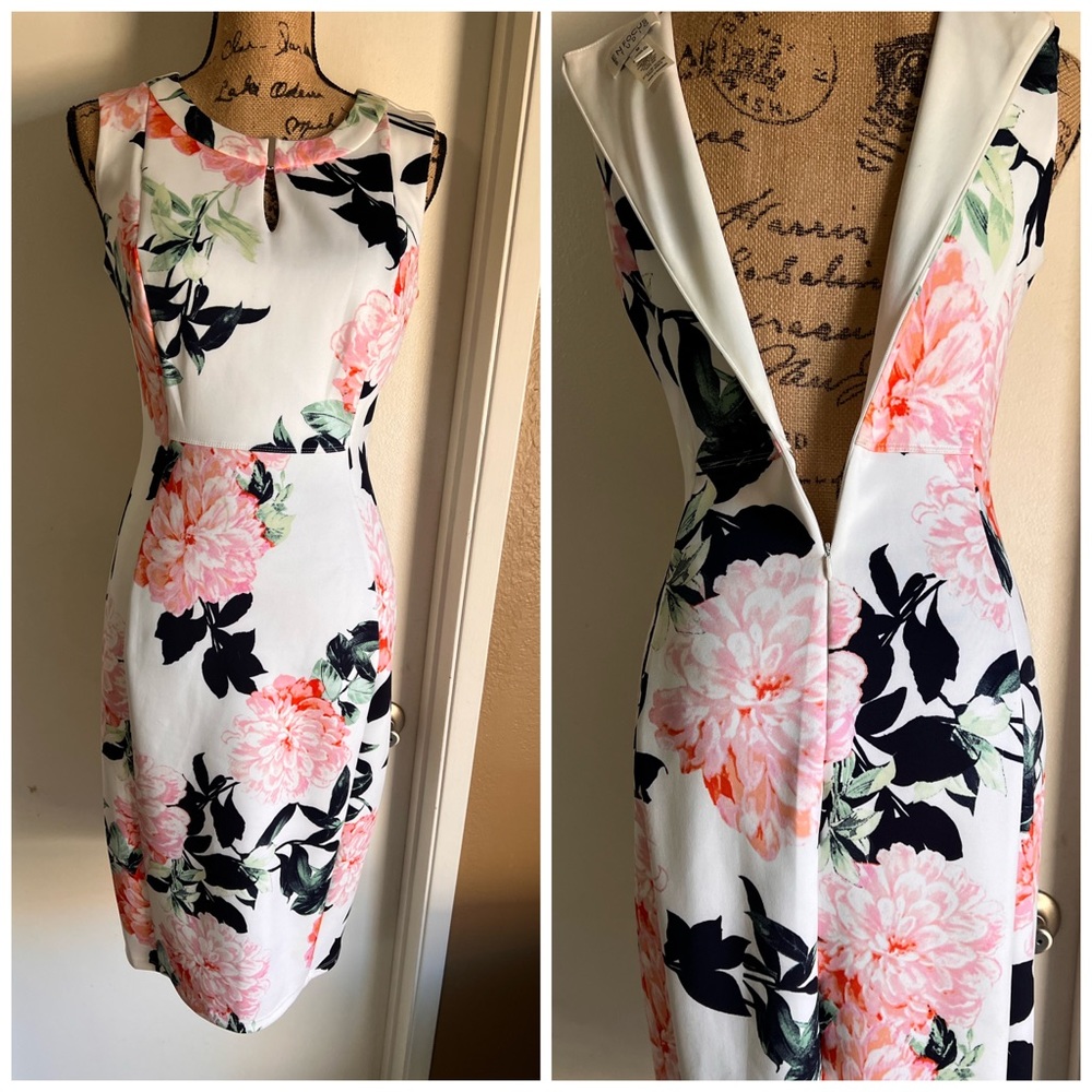 Slim fitted midi dress